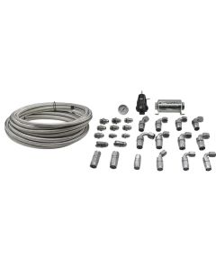 DeatschWerks 2006+ Hemi X2 Series Pump Module -8AN Feed w/ -6AN Return CPE Plumbing Kit - 6-613