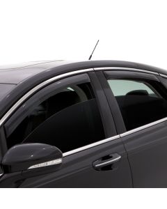 AVS 08-12 Chevy Malibu Ventvisor In-Channel Front & Rear Window Deflectors 4pc - Smoke - 194068