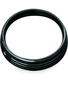 Kuryakyn 7in Headlight Trim Ring Black - 6916