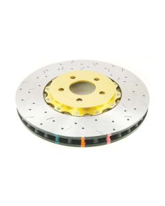 DBA 05-10 Mustang GT V8 Shelby Edition Front Drilled & Slotted 5000 Series 2 Piece Rotor Assembled w - DBA52124GLDXS