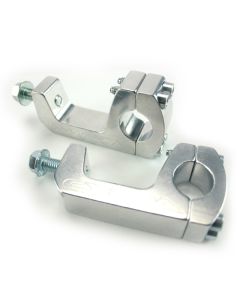 Cycra Standard 7/8 in. Bar U Clamp - Silver - 1CYC-1151-02