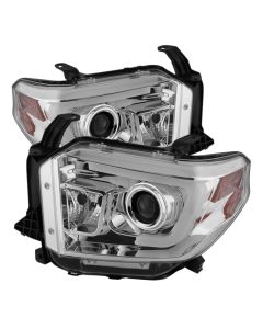 Spyder Toyota Tundra 2014-2016 Projector Headlights Light Bar DRL Chrome PRO-YD-TTU14-DRL-C - 5080141