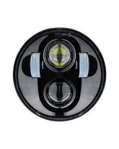 Oracle 5.75in 40W Replacement LED Headlight - Black - 6914-504