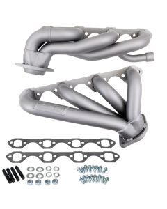 BBK 87-95 Ford F150 Truck 5.8 351 Shorty Unequal Length Exhaust Headers - 1-5/8 Titanium Ceramic - 3511