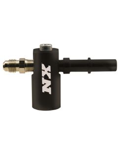 Nitrous Express 3/8-10mm Late Model Billet Fuel Line Adapter 90 Degree - 16185D