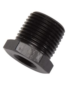 Russell Performance 1/2in Male to 3/8in Female Pipe Bushing Reducer (Black) - 661583