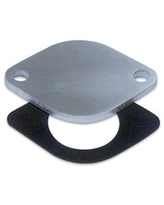Moroso Chevrolet V8/90 Degree V6 Waterneck Block-Off Plate - 1/2in - Aluminum - 63471