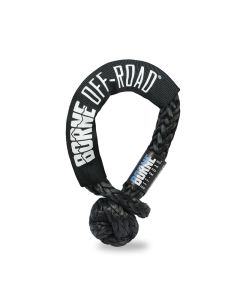 Borne Off-Road 7/16in X 20in Soft Shackle Black - BNSS-716-BK