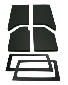 Design Engineering DEI Black Original Finish Head Liner Kit Jeep Wrangler JK 2-Door 2011-2018- DEI-5