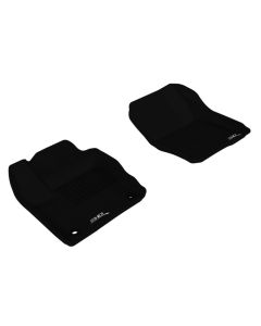 3D MAXpider 2012-2018 Ford Focus Kagu 1st Row Floormat - Black - L1FR02911509