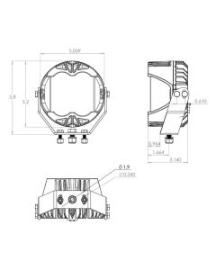 Baja Designs LP4 Pro Driving/Combo LED - Clear (Pair) - 297803