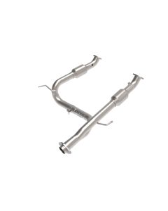 aFe Toyota Tacoma 05-15 V6-4.0L Twisted Steel Y-Pipe w/ Cat - 48-46006-RC