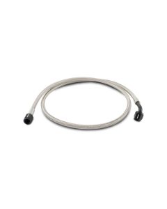 Vibrant Pre-Assembled Hose Assemblies -4AN 36in Length Hose End Style Straight/90 Degrees - 10279