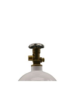 Nitrous Express Brass Bottle Valve (Fits 15lb Bottles) - 11700-15