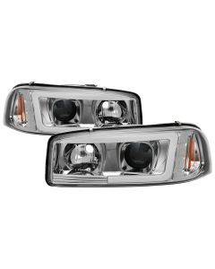 Spyder GMC Sierra 1500/2500/3500 99-06 V2 Projector Headlights - DRL - Chrome PRO-YD-CDE00V2-LB-C - 5084620