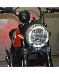 New Rage Cycles 15-22 Ducati Scrambler Front Turn Signals - SCRAMBLER-FB