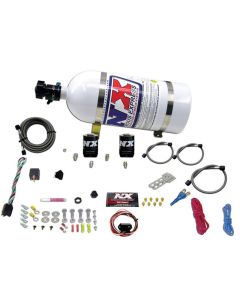 Nitrous Express Universal Fly By Wire Single Nozzle Nitrous Kit w/10lb Bottle (Incl TPS Switch) - 20919-10