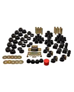 Energy Suspension 87-95 Jeep Wrangler YJ Black Hyper-Flex Master Bushing Set - 2.18101G
