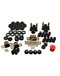 Energy Suspension 80-86 Jeep CJ7 Black Hyper-Flex Master Bushing Set - 2.18102G