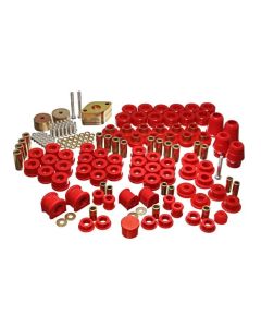 Energy Suspension 07-11 Jeep JK 4dr Red Hyper-Flex Master Bushing Set - 2.18108R