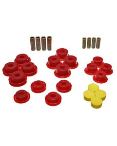 Energy Suspension 97-06 Jeep Wrangler TJ/YJ Red Front Control Arm Bushings (Must reuse OEM Outer She - 2.3106R