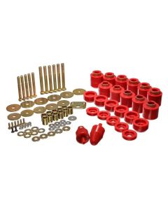 Energy Suspension 1in Body Lift Kit - Red - 2.4108R