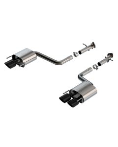 Borla 15-24 Lexus RC F Axle-Back Exhaust System S-Type - Black Chrome - 11981BC