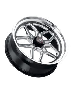 Weld S107 22X10.5 Laguna 5X127 ET13 BS6.25 Gloss Black MIL Dia 78.1 - S10720573625