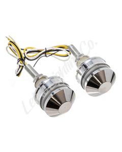 Letric Lighting Grip Ind Lghts Pol Cap Wht/Amb - LLC-PBE-TS