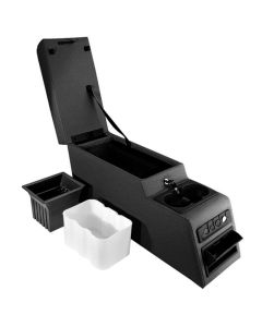 Rugged Ridge Ultimate Locking Console Black Denim 76-95 Jeep CJ&Wrangl - 13102.15