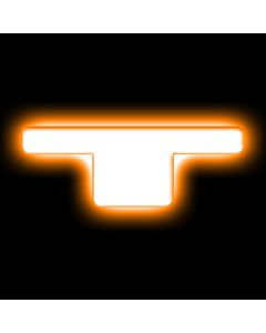 ORACLE Lighting Universal Illuminated LED Letter Badges - Matte Wht Surface Finish - T - 3140-T-005