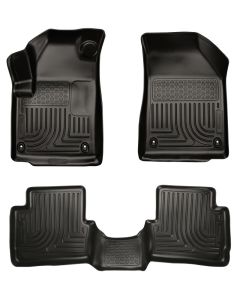Husky Liners 2013 Dodge Dart WeatherBeater Black Front & 2nd Seat Floor Liners - 99021