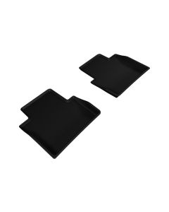 3D MAXpider 2015-2017 Chrysler 200 Kagu 2nd Row Floormats - Black - L1CY00321509