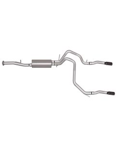 Gibson 07-12 Chevrolet Avalanche LS 5.3L 2.25in Cat-Back Dual Split Exhaust - Aluminized - 5573