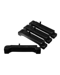 Energy Suspension GM BBC Black Radiator Isolator Pad Set - 4 Row - 3.6118G