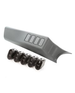 Rugged Ridge Etched A-Pillar 4 Switch Pod Kit LHD 07-10 JK - 17235.70