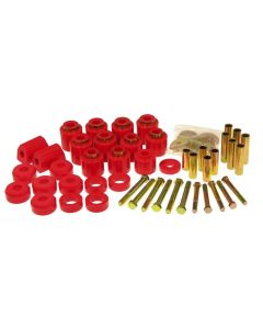 Prothane 87-96 Jeep YJ 1in Lift Body Mount Kit - Red - 1-113