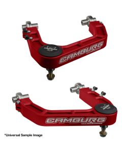 Camburg Toyota 22-23 Landcruiser 300 / 22-23 LX600 KINETIK V2 Perf Billet Uniball Upper Arms (Red) - CAM-310194-RED