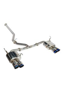 Remark 22+ Subaru WRX (VB) Sports Touring Spec - 4in. Burnt SS Quad Tips (Non-Resonated) - RK-C4076S-02T