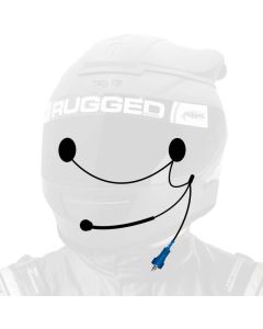 Rugged Radios OFFROAD Wired Helmet Kit with Alpha Audio Speakers & Mic - HK-OFSP-AA