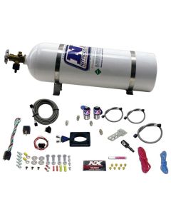Nitrous Express 13-16 Dodge Dart 1.4L Turbo Nitrous Plate Kit (35-100HP) w/15lb Bottle - 20941-15