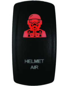 DragonFire Racing Lighted Switch Hel Air On/Off Red - 522617