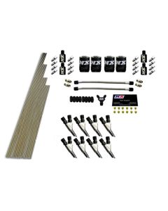 Nitrous Express 8 Cyl STD Nozzle Intake Plumbing Kit (Incl Hardware) - 13384