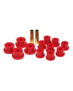 Prothane 85-88 Suzuki Samurai Spring & Shackle Bushings (OEM Shackles) - Red - 17-1001