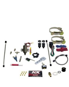 Nitrous Express 2 Cyl Piranha Nitrous Kit (V-Twins w/Single Carb) w/o Bottle - 60022-00P