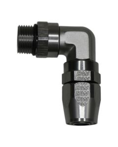 DeatschWerks 10AN ORB Female Swivel 90-Degree Hose End CPE - DW Titanium - 6-02-0829