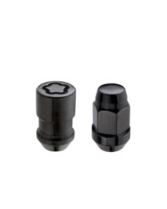 McGard Jeep Wrangler Install Kit (Cone Seat Bulge) 1/2-20 / 3/4 Hex / (18 Lug Nuts / 5 Locks) - Blk - 84563BK