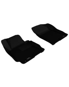 3D MAXpider 2011-2013 Hyundai Elantra Kagu 1st Row Floormat - Black - L1HY02111509