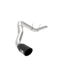 aFe Large Bore-HD 5in 409SS DPF-Back Exhaust System w/Black Tip 19-20 Ram Diesel Trucks L6-6.7L (td) - 49-42075-B
