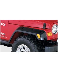 Bushwacker 97-06 Jeep TJ Pocket Style Flares 2pc - Black - 10043-07